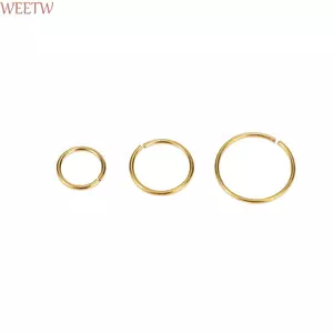 Bông tai WEETW Thép phẫu thuật Vòng sụn nhỏ mỏng