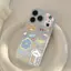 Ốp lưng gấu thỏ bánh donut họa hoa phù hợp với iPhone17promax 16/15/14/13/12