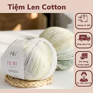 Len trứng size to (200g) chuyên dùng để móc khăn, chăn, áo, mũ