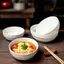 Bát trắng melamine tròn dùng canh, đựng cơm, gia vị, nước đường [VN]