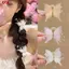ECK Tuyn Bướm Kẹp Tóc Cho Nữ Cô Gái Nhiều Màu Sắc Kẹp Tóc Bên Kẹp Ngọt Ngào Dễ Thương Bướm Barrette Phụ Kiện Tóc HOT