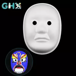GHX DIY Mask Mặt nạ sơn tay trắng Mặt nạ bột giấy Mặt nạ nk Mặt nạ trắng phôi sơn tay Mặt nạ VN