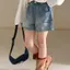 Quần short Denim Hàn Quốc dành cho bé gái Quần nóng mềm thời trang mùa hè