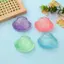 QEARY Seashell Fidget Đồ chơi cảm giác, Đồ chơi bóp họa tiết Maltose mềm, Fuuny Handmade Di động sáng tạo Vỏ lấp lánh Đồ chơi Squishy Sử dụng trong lớp học