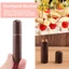 Gỗ Mun Tăm Giá Đỡ Xô Mini Hộp Đi Bộ Đường Dài Thủ Công Di Động Quà Tặng Handmade 8 * 1.8cm