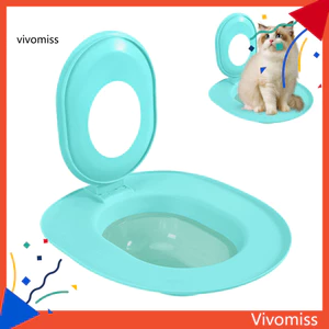 Bộ dụng cụ huấn luyện nhà vệ sinh cho mèo Chậu rửa bồn tiểu có thể tái sử dụng đa năng cho mèo Dụng cụ vệ sinh huấn luyện nhà vệ sinh cho thú cưng Thích hợp cho giống mèo và nhà vệ sinh cho mèo bền thân thiện với môi trường