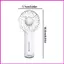 Quạt phun sương di động Xịt nước Mister Fan 3 tốc độ Thiết bị làm mát bằng điện cho trẻ em Phụ nữ làm mát du lịch cho lyuvn