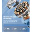 Quạt Cầm Tay Mini 120 Cấp Độ Gió Màn Hình Hiển Thị Pin & Tốc Độ, Sạc USB Tiện Lợi, Dễ Dàng Mang Theo