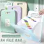 Thư mục tập tin A4 GREAT, Túi tập tin 13 lớp dung lượng lớn, Túi dữ liệu A4 phân loại cầm tay đơn giản cho văn phòng trường học