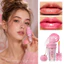 Dầu dưỡng môi hình gấu lông Trang điểm di động dưỡng ẩm lâu trôi