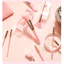 ZOREYA Blush Eyeshadow Brush Set Crystal Pink Makeup Brush Foundation Brush Makeup Tool