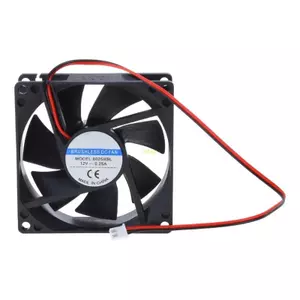 Quạt làm mát im lặng vòng bi btsg 80mm DC 12V 2Pin 8025 DC Không chổi than yên tĩnh cho máy in 3D Máy tính PC cho ốp lưng