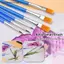 {BUDDI} Bộ cọ vẽ tranh dành cho nghệ sĩ 50 chiếc Bàn chải tóc Nylon cho Acrylic Màu nước Gouache DIY Dự án nghệ thuật thủ công {buddingenergy}