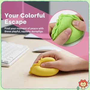 Dễ Thương Tăng Chậm Bánh Bao Bóp Đồ Chơi Mềm Giảm Căng Thẳng Chống Lo Âu Đồ Chơi Cảm Giác Cho Nhân Viên Văn Phòng Giải Phóng Căng Thẳng