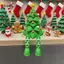 Quả bóng Giáng sinh in 3D Đồ trang trí cây thông Noel có khớp di chuyển Đồ trang trí Giáng sinh Lễ hội để bàn Tượng trưng bày VN