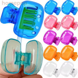 Mũ bảo vệ đầu bàn chải đánh răng cầm tay du lịch - Kẹp lưu trữ bàn chải đánh răng gia đình