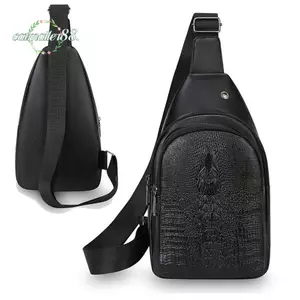 Túi đeo vai CATMALLER88, Túi đeo chéo nam nhiều lớp bằng da PU, Túi đựng du lịch sức chứa lớn chống nước sáng tạo Thể thao