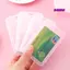Giá đỡ huy hiệu thẻ ID SAMO, Giá đỡ thẻ trong suốt dọc trong suốt Mini, Phụ kiện di động ABS Hình chữ nhật Pass Vỏ thẻ làm việc