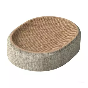 Top Oval Cats Scratching Board Lounge Bed Ngăn ngừa hư hỏng thảm Bảo vệ nội thất