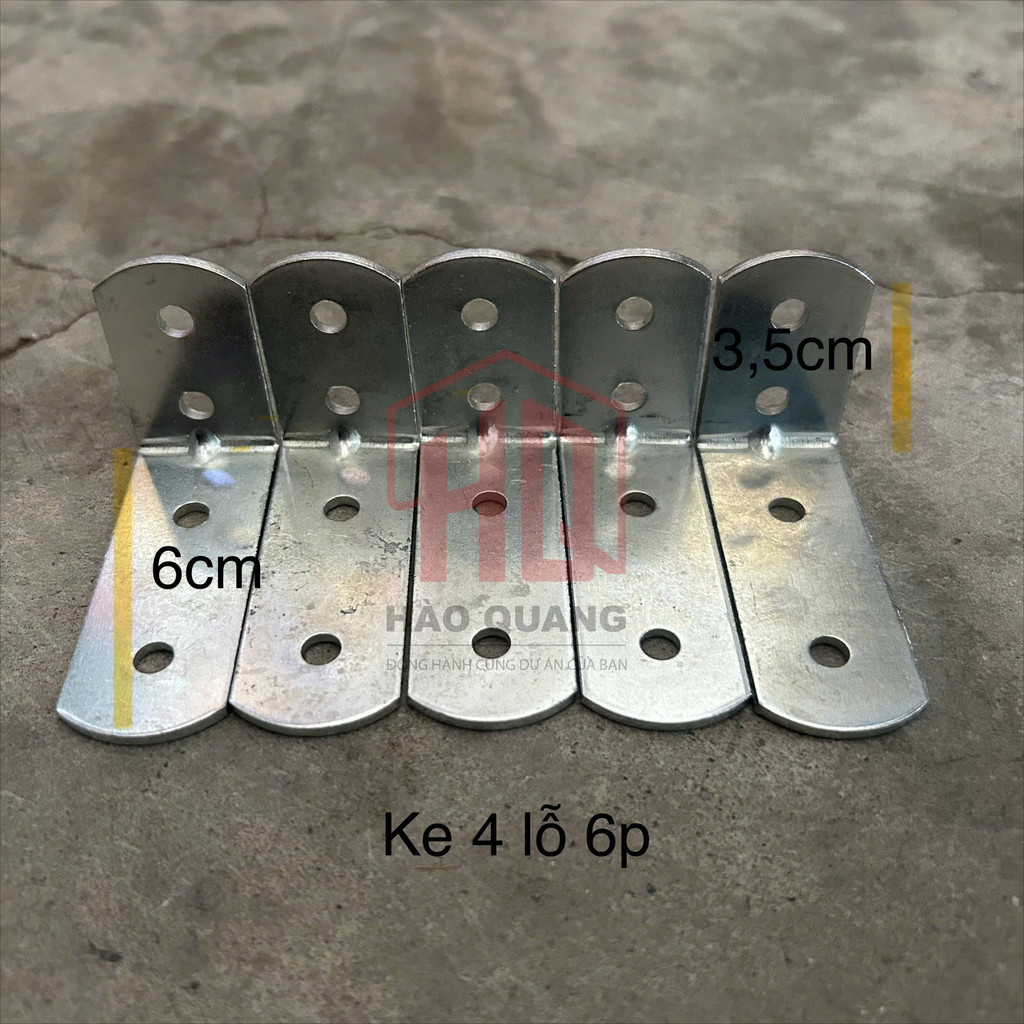 5 Cái Ke Sắt Góc Vuông Đa Năng, Phụ Kiện Lắp Ráp Nội Thất, Gia Cố Kệ Gỗ, Bàn Ghế