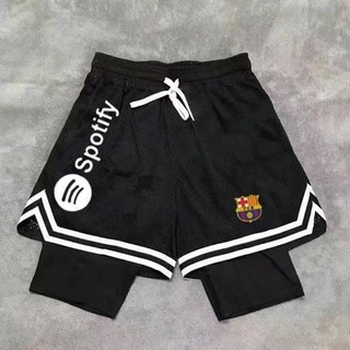 2324 Real Madrid Shorts Barcelona Football Same Summer Quick-Drying Breathable Exercise Training Pants Loose Double Rounds Lining ZMs6