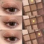 Bảng Phấn Mắt Màu Nâu Trung Tính Matte & Shimmer & Glitter Eyeshadow Thích Hợp Cho Tiệc Cưới Thường Ngày
