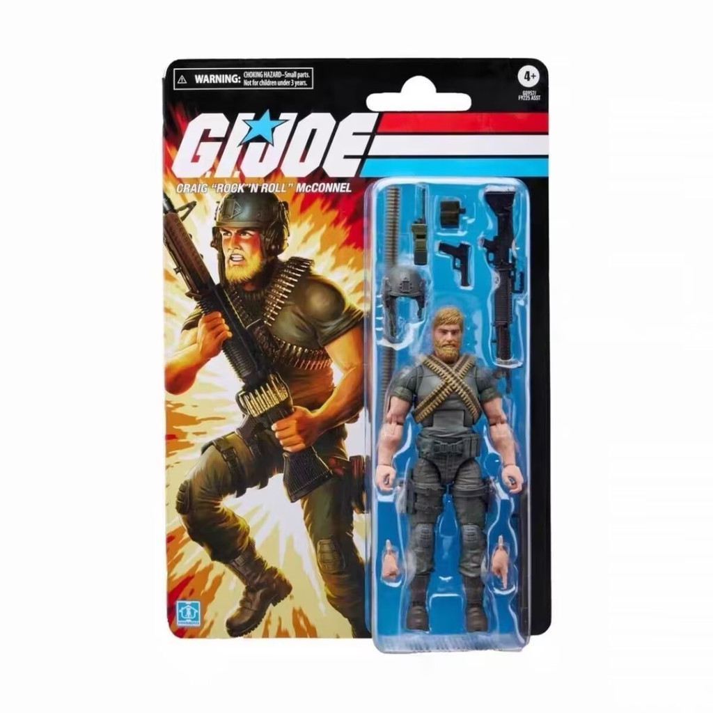 Hàng sẵn có Hasbro Hasbro GIJOE Lực lượng đặc biệt Swing Dance Retro Thẻ treo tường Phiên bản 20cm Nhân vật hành động
