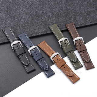 Vintage Mờ Da Dây Đeo Đồng Hồ Mờ Dây Đeo Đồng Hồ 20 Mm 22 Mm Da Đồng Hồ Nam Nữ Vòng Tay Thay Thế Đồng Hồ Phụ Kiện