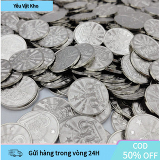 Đồng Xu Token Cho Máy Chơi Game Arcade Giá Rẻ, 1 bộ 10 cái, Thép Không Gỉ Cao Cấp, Kích Thước Đường Kính 25mm, Trọng Lượ
