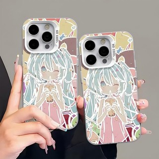 Ốp lưng iPhone hình Hatsune Miku công nghệ IMD chống trầy xước | Tương thích iPhone 16/15/14/13/12/11 Pro Max/XR/XS Max