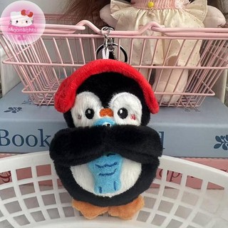 Moonlights Penguin Sang Trọng Móc Khóa Hoạt Hình Ba Lô Chim Cánh Cụt Mềm Nhồi Bông Búp Bê Mặt Dây Chuyền Xe Chìa Khóa Ba Lô Túi Trang Trí Trẻ Em Quà Tặng EN