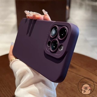 Ốp Điện Thoại Cặp Đôi Bảo Vệ Ống Kính Đơn Giản Cho OPPO A60 A98 A79 A78 A58 A18 A38 A16S A54S A96 A76 A36 5G 4G Vỏ Màu Trơn Bao Gồm Tất Cả Ốp Lưng Chống Rơi