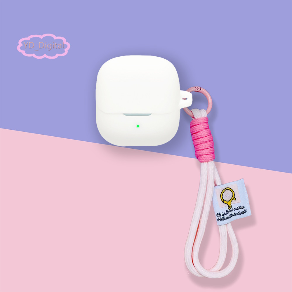 Vỏ silicone mềm chống mất, bảo vệ tai nghe Baseus Bass BS1 NC, kèm dây đeo