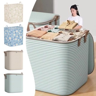 Túi đựng chăn bông ITRUMPET, có tay cầm Thùng đựng quần áo bằng vải không dệt, khóa kéo đôi dung tích lớn Túi đóng gói di chuyển chống bụi Hộp lưu trữ và phân loại đồ chơi
