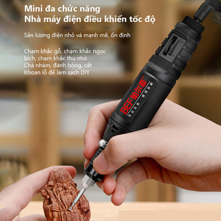 AIMVUKES  Máy mài khuôn, mài đánh bóng mini Cắt, khắc, phay, mài, vẽ, cắt tỉa, đánh bóng