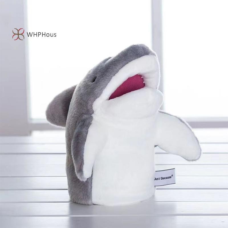 WHPHous-t Găng tay rối tay 22cm, con rối động vật, mở miệng, quà sinh nhật trẻ em