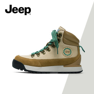 JEEP Giày Bốt Martin Nhỏ Đế Dày Nữ Thu Đông Phong Cách Mới Ngoài Trời Chống Trơn Trượt Đi Bộ Đường Dài Giày Merad Giày Nữ