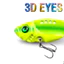Mồi jig kim loại mắt 3D từ 3g đến 20g - Phù hợp câu cá hồi, bass và pike