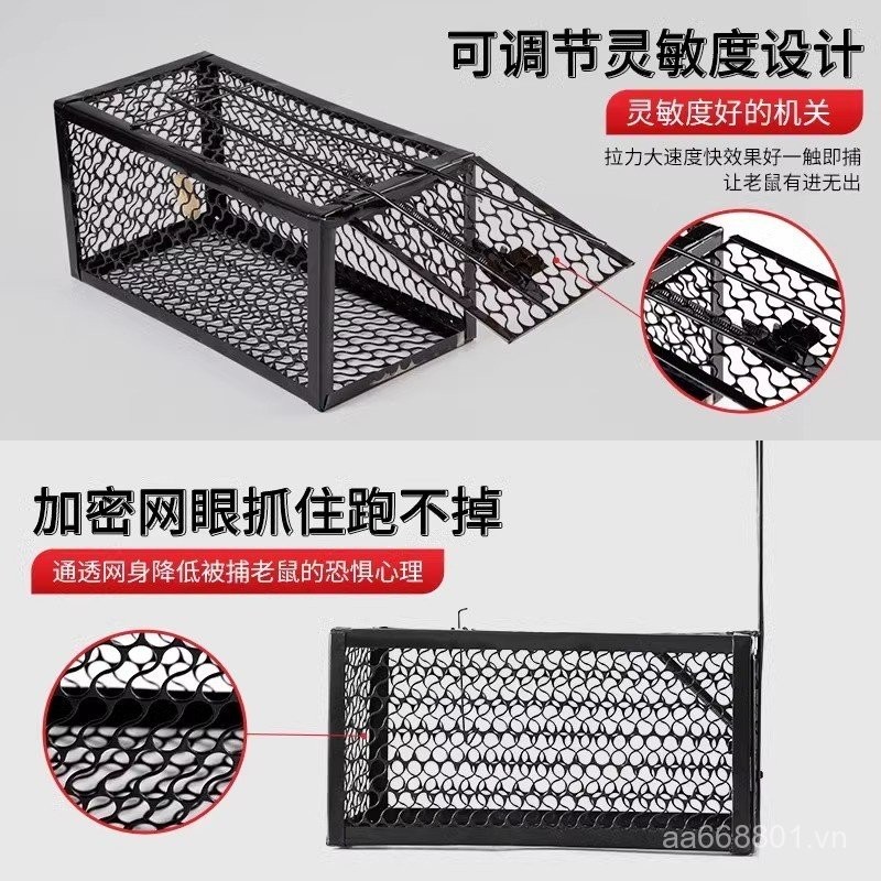 🌟Chuột Lồng Chuột Bẫy Chuột Bẫy Lồng Chuột Bắt Chuột Tự Động Giết Chuột Hộ Gia Đình Chuột Kẹp Dính Chuột Ban YACO