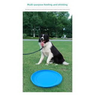 Chó Silicone Frisbee Đồ chơi thú cưng Chống cắn Nước nổi