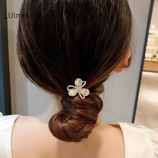 LUImo Dây Buộc Tóc Phong Cách Hàn Quốc cho Bé Gái, Hợp Kim Co Dãn, Họa Tiết Sáng Hoa