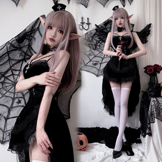 Váy đen Gothic cho Halloween - Phù thuỷ, Ma cà rồng, Cô dâu
