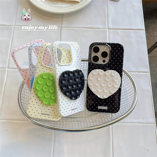 Ốp Điện Thoại Sucker Cho iPhone 17ProMax 16ProMax 15ProMax Apple iPhone Case 14 Girl Chống Rơi 16Pro 14Pro 13Pro Thiết Kế Tối Giản Sáng Tạo Màu Kẹo
