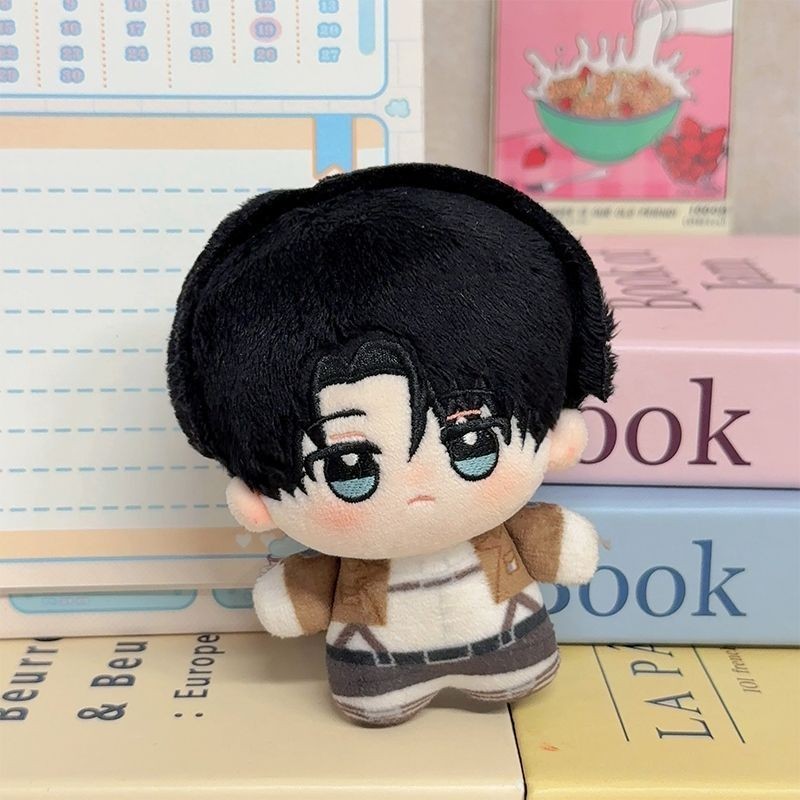 Tấn công Titan Hàng hóa Levi Cotton Búp bê Hanji Mikasa Allen Mặt dây chuyền búp bê Quà tặng sinh nhật