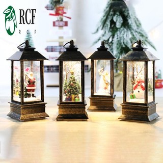 Đèn LED di động cổ điển với họa tiết giáng sinh Shade chạy bằng pin