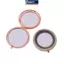 MAKY Có Thể Gập Lại Vintage Gương Trang Điểm Mini Vuông Trang Điểm Vanity Gương Di Động Tay Gương Hai Mặt Gương Nhà Thơ Mỹ Phẩm Gương VN