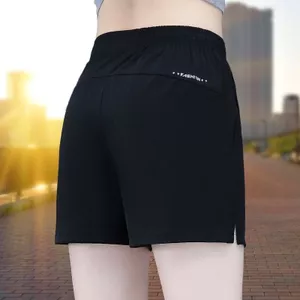 Quần short nữ mùa hè mới thể thao thông thường quần cạp cao ba phần tư quần