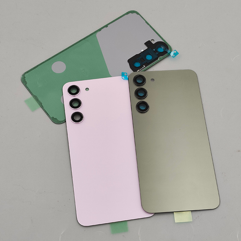 Mặt Sau Kính Dành Cho Samsung Galaxy S23 S911B S23 Plus S23 + S916B Pin Thay Thế Cửa Sau Vỏ & Ống Kính Máy Ảnh