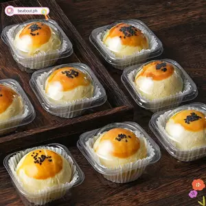 BEABOUT Hộp Cupcake, Mái vòm Vật liệu cấp thực phẩm Hộp bánh ngọt, Hộp trang trí bánh tráng miệng bằng nhựa trong suốt tinh tế di động Đám cưới