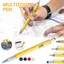 BEABOUT Bút tuốc nơ vít đa chức năng, Bút công cụ Logo tùy chỉnh bằng kim loại, Chức năng tuốc nơ vít Đa chức năng Khắc Laser Bút bi Đồ dùng học tập